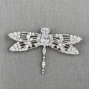 Dragonfly Swarovski Crystal 925 silver pendant